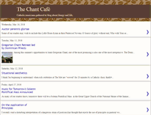 Tablet Screenshot of chantcafe.com